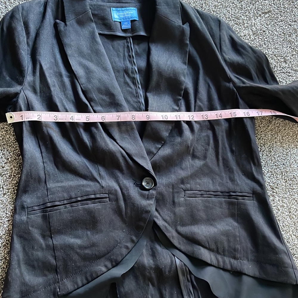 Simply Vera Vera Wang jacket size XS - Picture 12 of 14